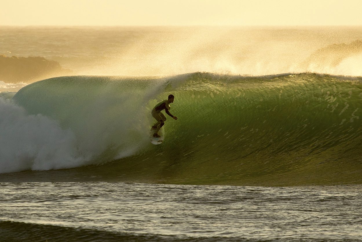 Surfing on the coast of Matanzas